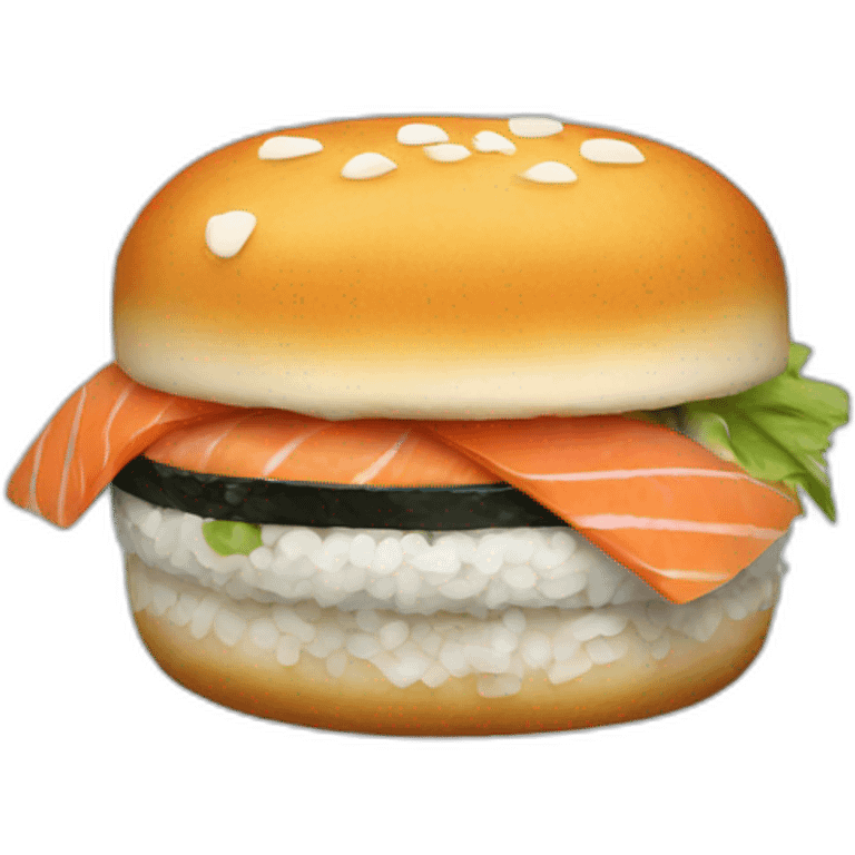 Sushi burger  emoji