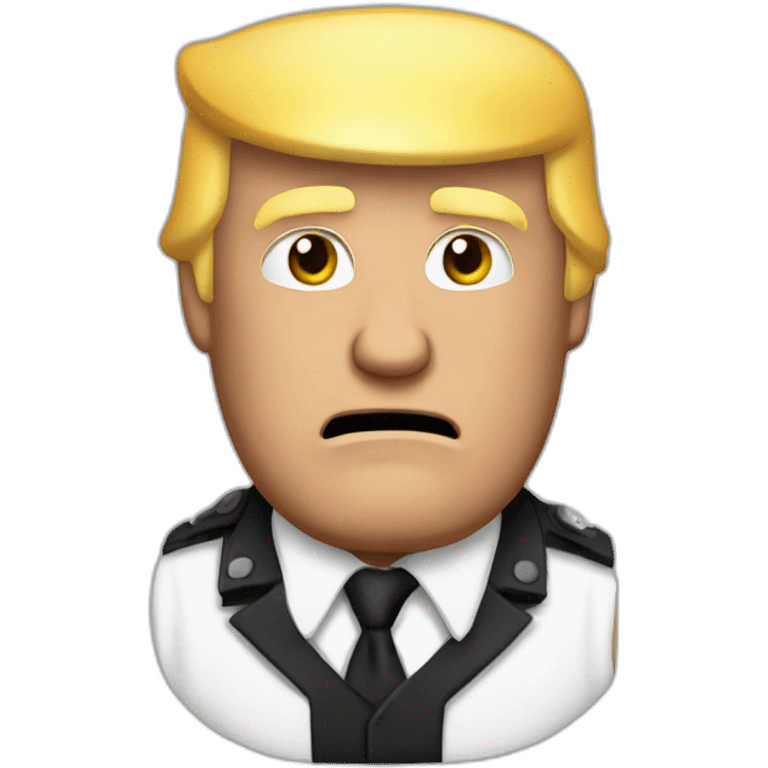 donald-trump-arrested emoji