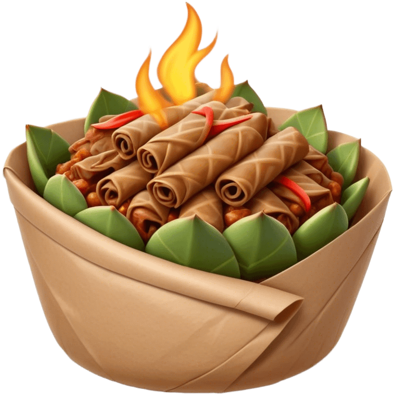 Gyros Cinematic Realistic Gyros Dish Emoji, depicted as succulent, spiced meat wrapped in paper for easy handling, rendered with lifelike textures and dynamic, warm lighting. emoji