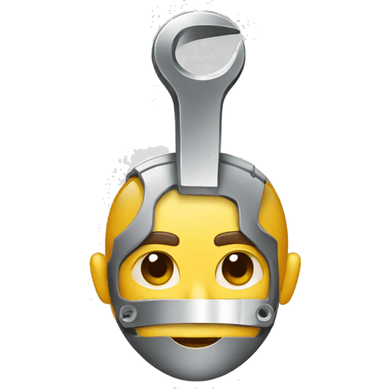 Face with wrench emoji