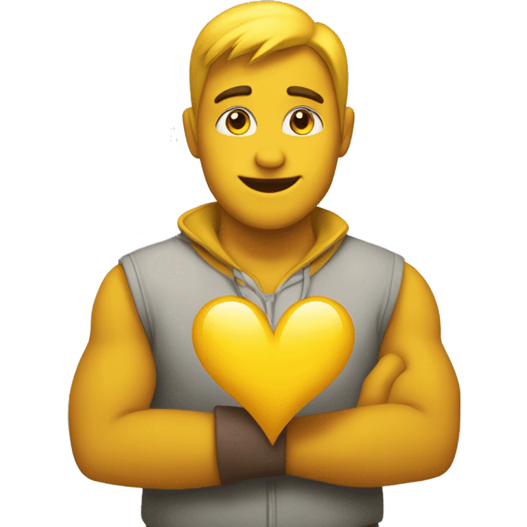 Corazón amarillo  emoji