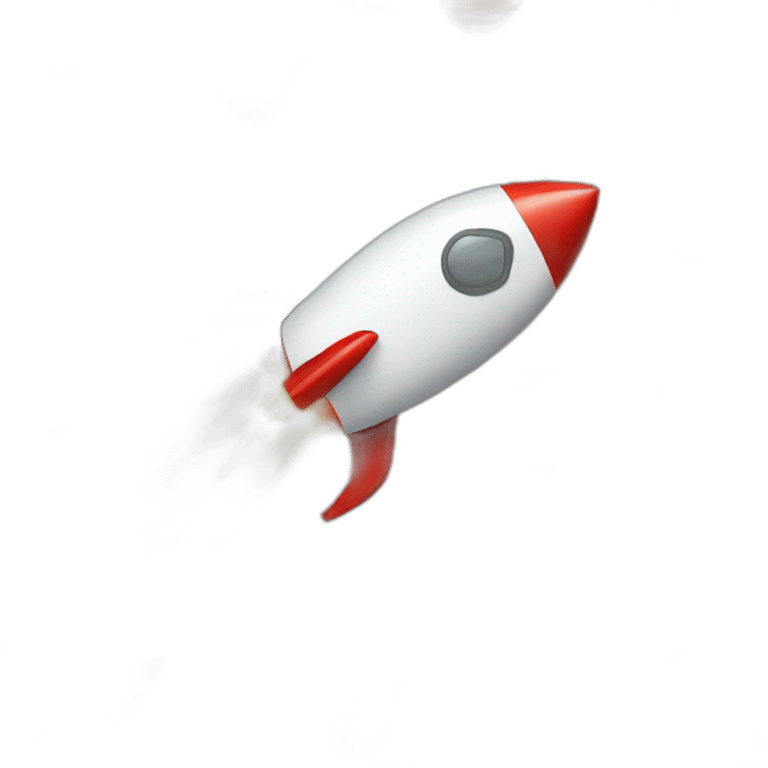 a rocket emoji