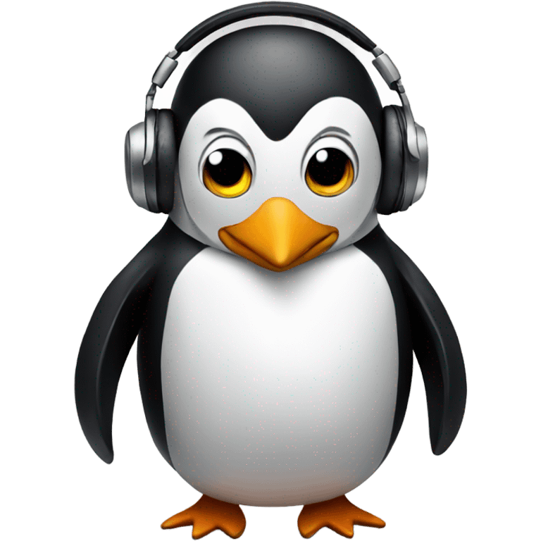 Dj penguin  emoji