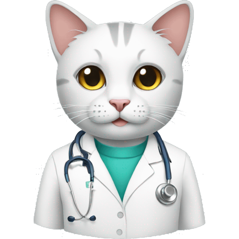 doctor cat emoji