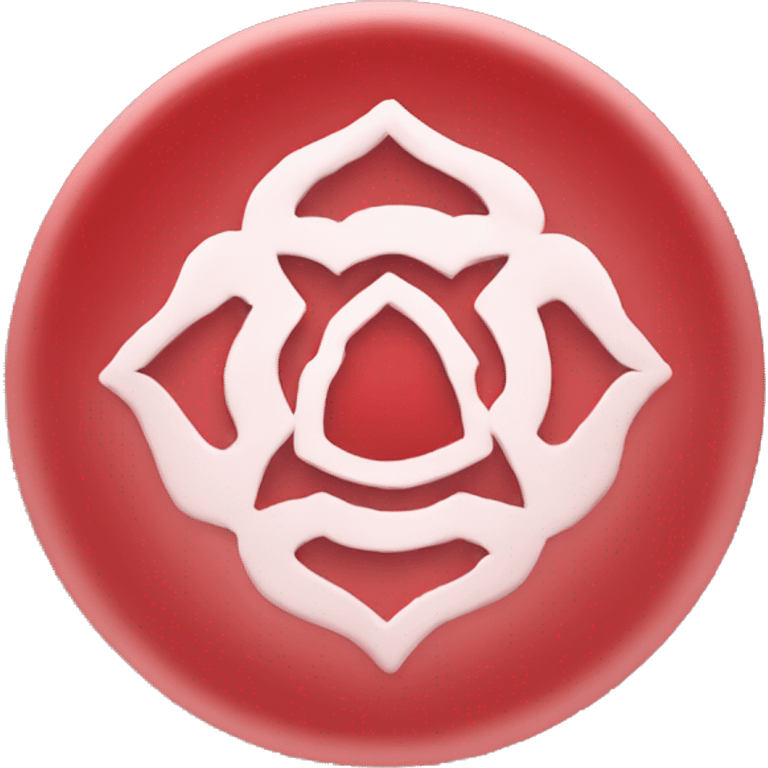 Root chakra symbol red emoji