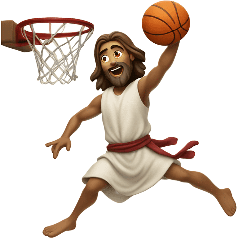 jesus dunking emoji