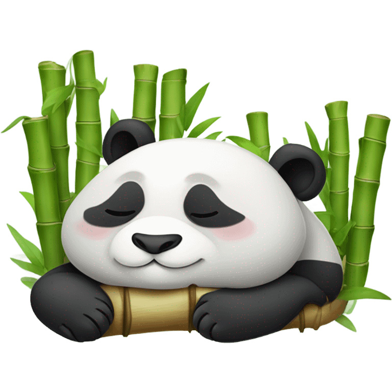 Sleeping panda emoji