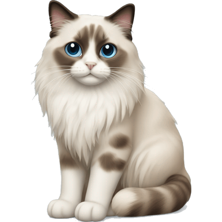 Ragdoll cat emoji