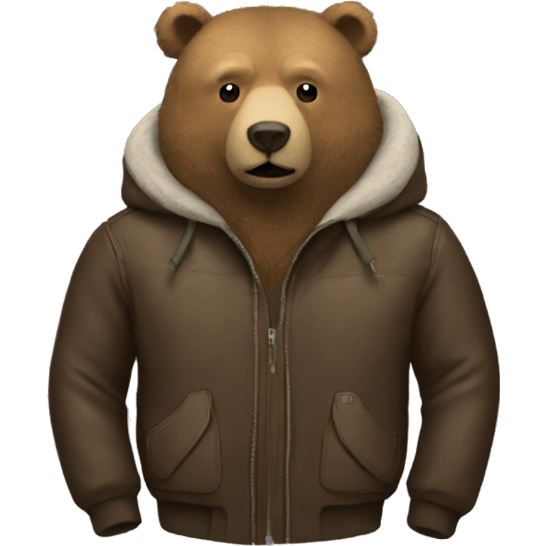 Bear jacket emoji