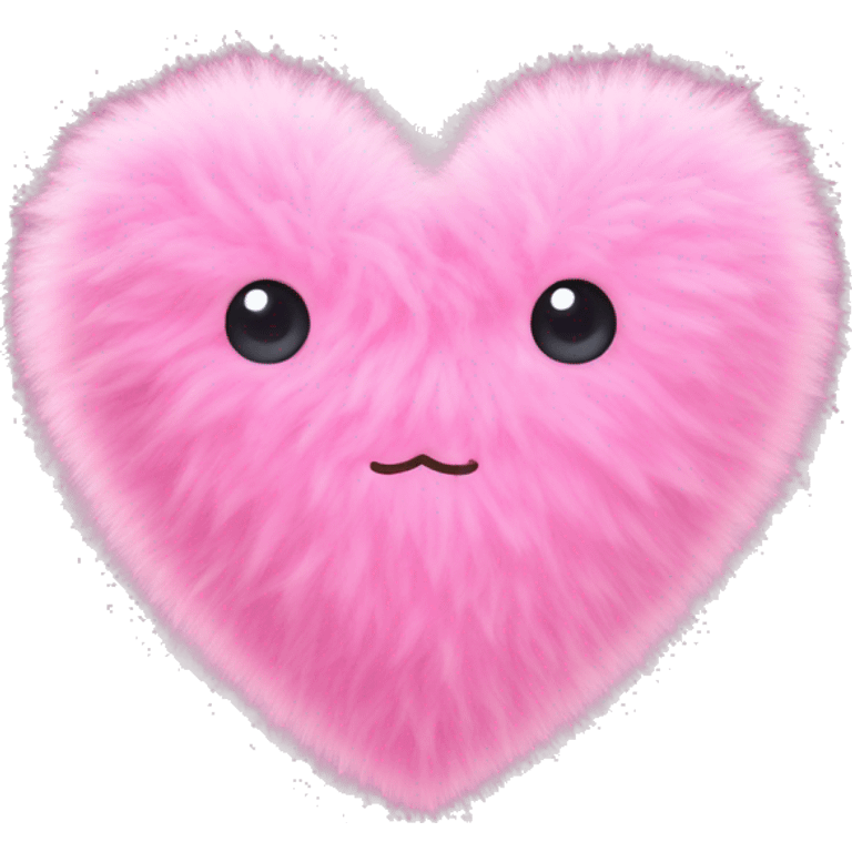 pink fluffy heart emoji