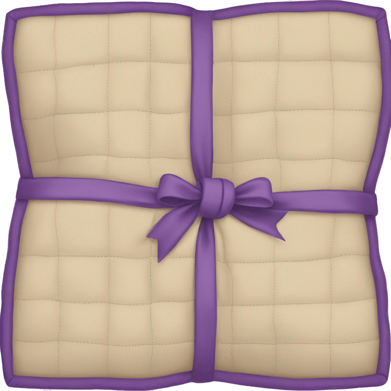 quilted blanket folded emoji