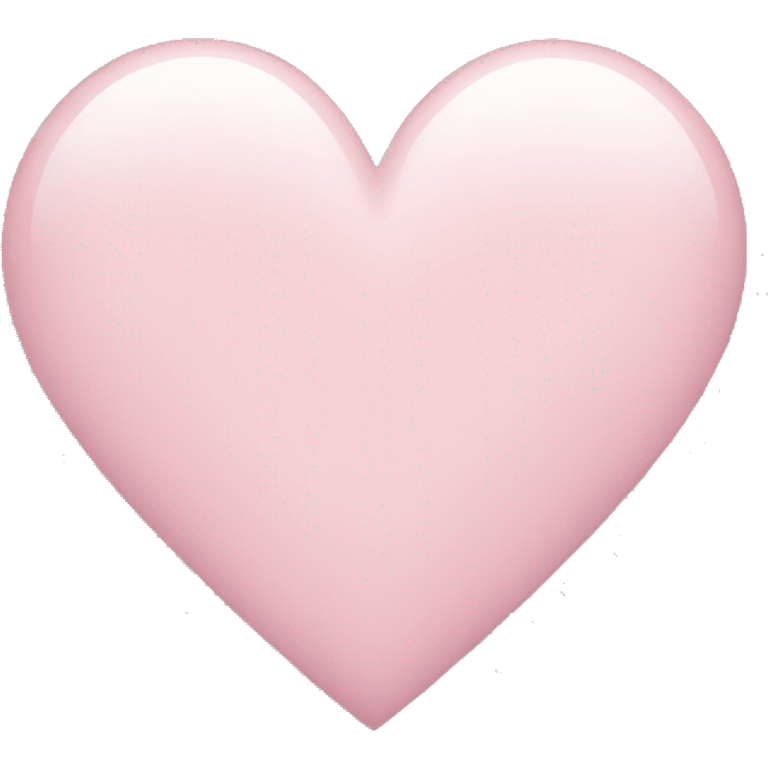 Light pink heart emoji