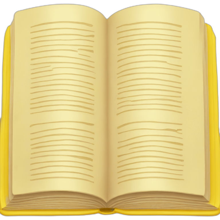 Yellow book emoji