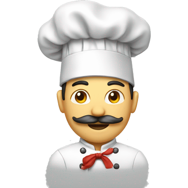 Chef with moustache emoji