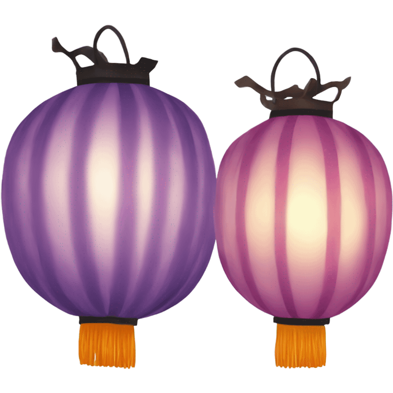 Chinese lantern emoji