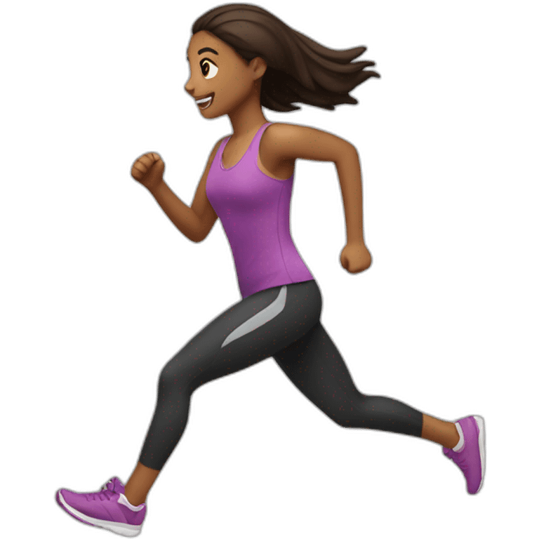 running girl emoji