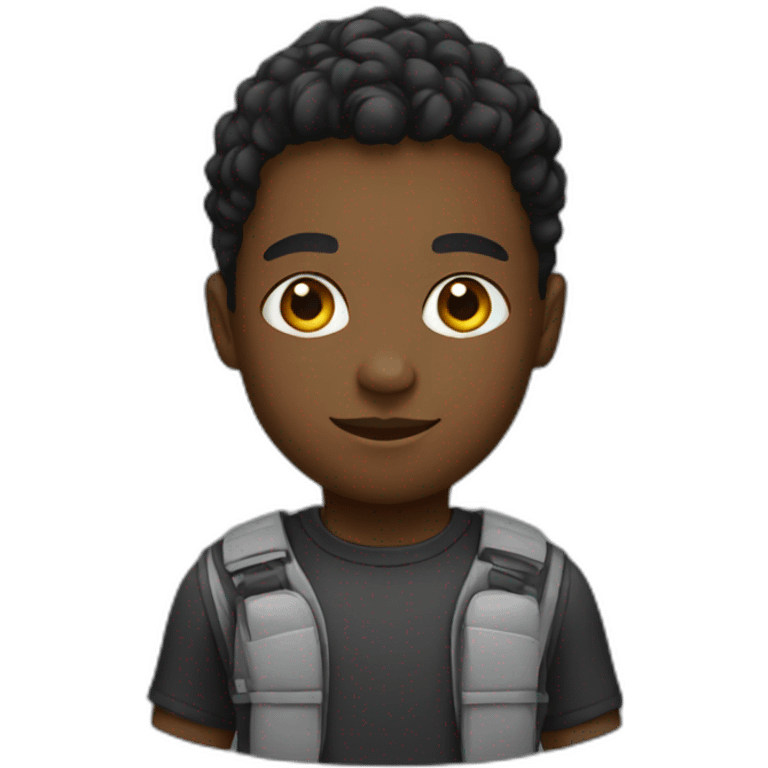 black tech boy emoji