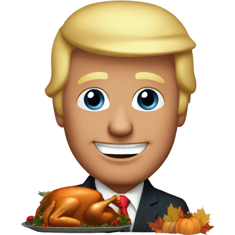 Trump thanksgiving emoji