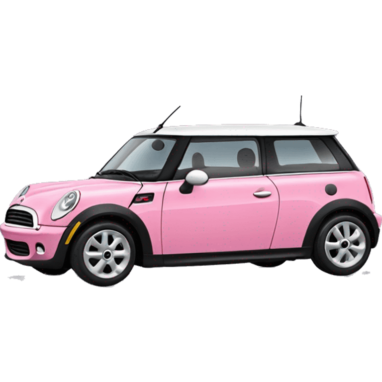 Pink mini cooper emoji