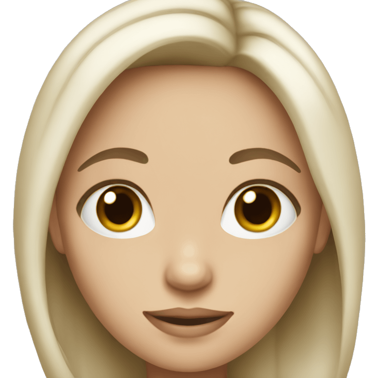 brunette girl white skin emoji