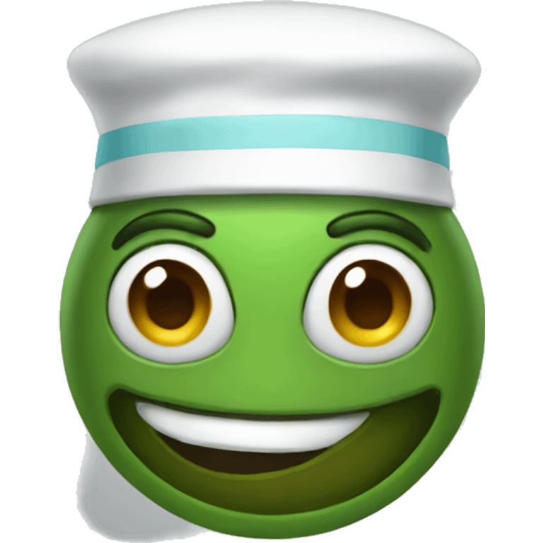 A caterpillar doctor emoji