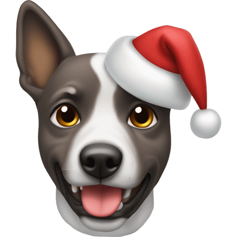 Perro navideño emoji