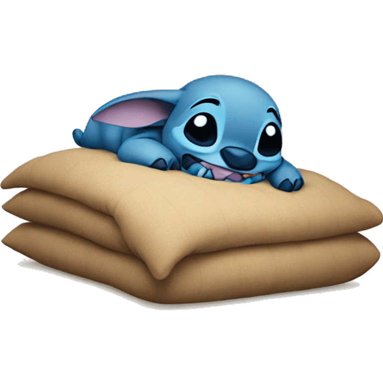 Stitch is sleeping emoji