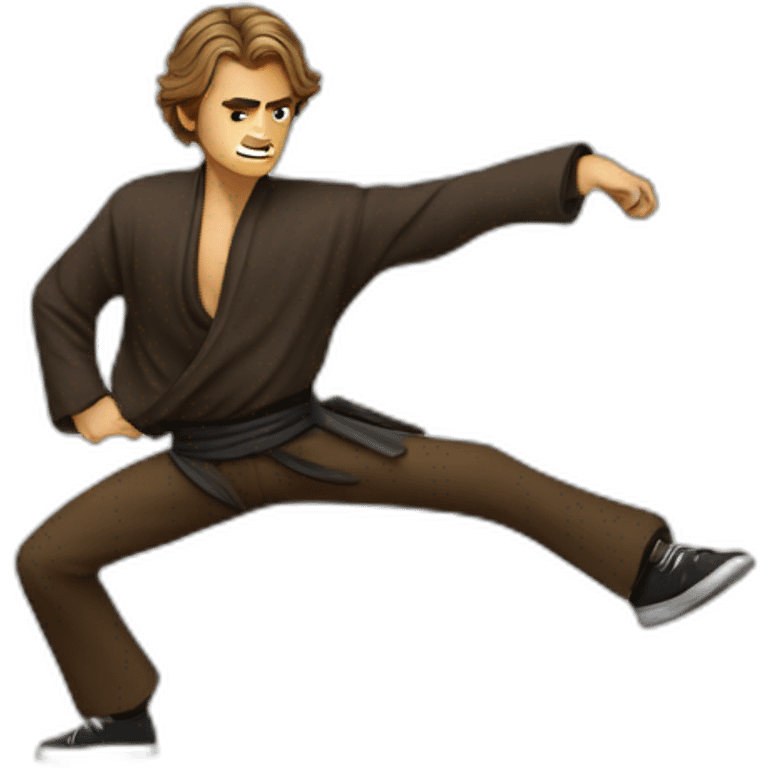 Anakin skywalker doing break dance emoji