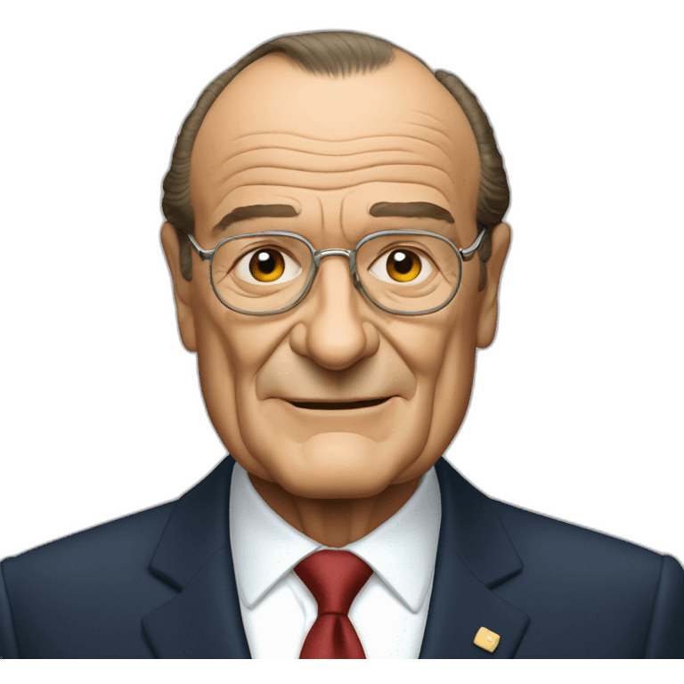 Jacques Chirac qui fume emoji