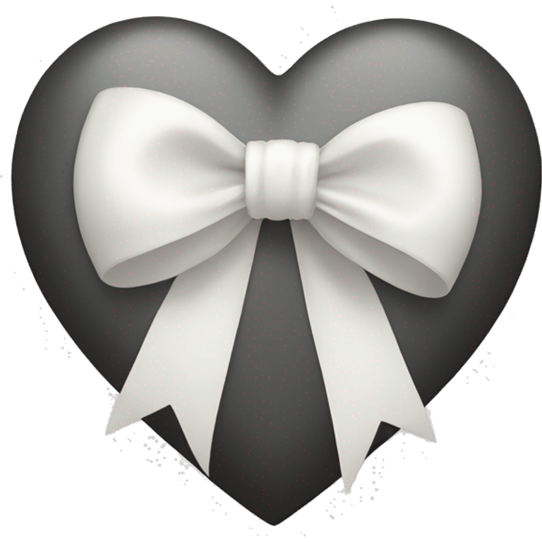 heart with white ribbon bow emoji