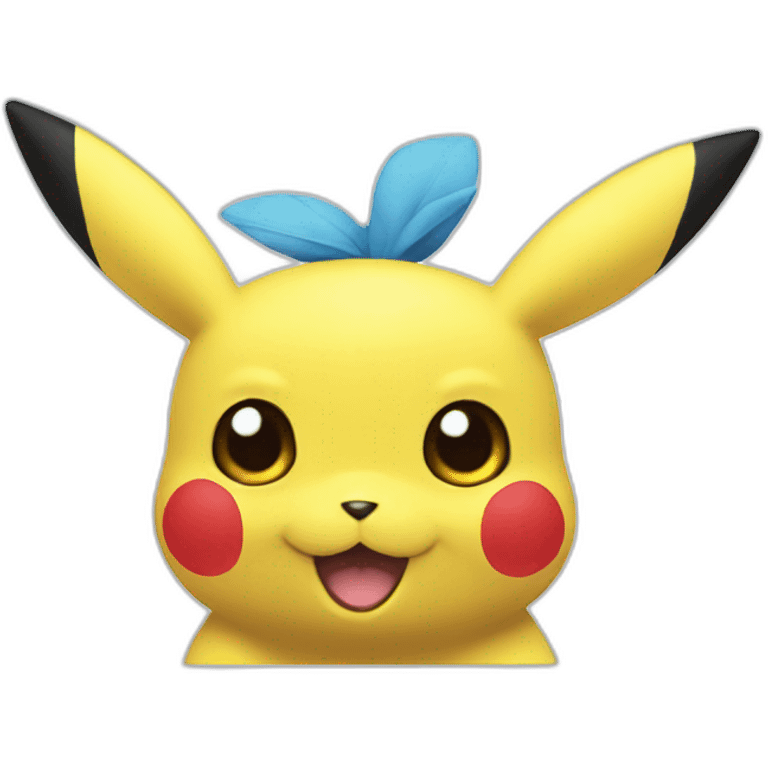 Blue pikachu emoji