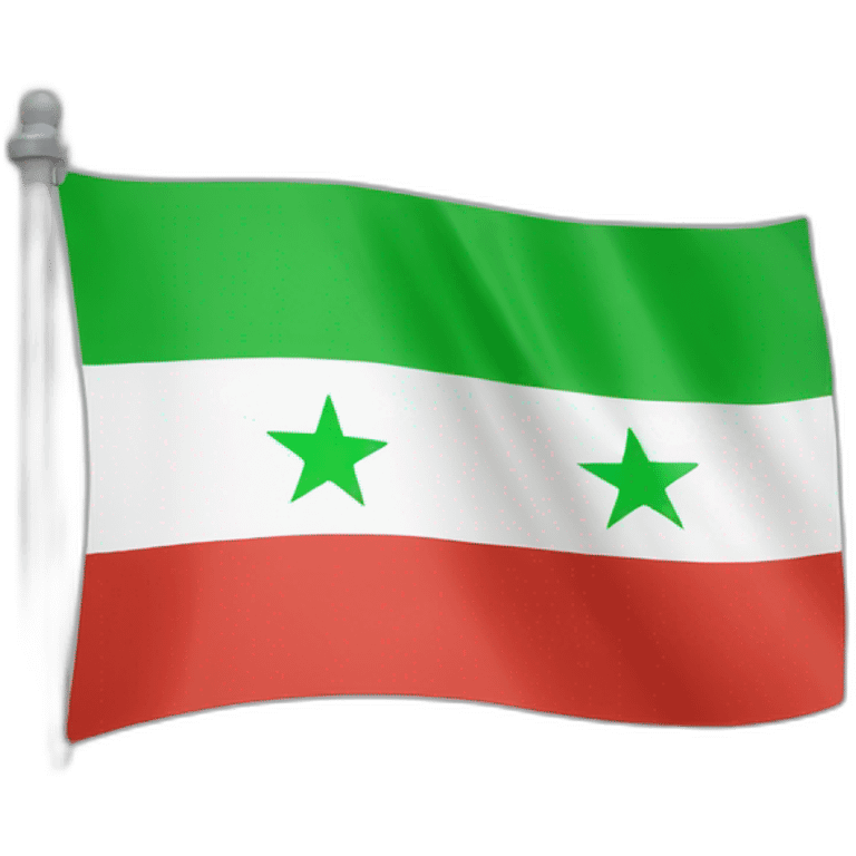 Flag of the Syrian revolution emoji