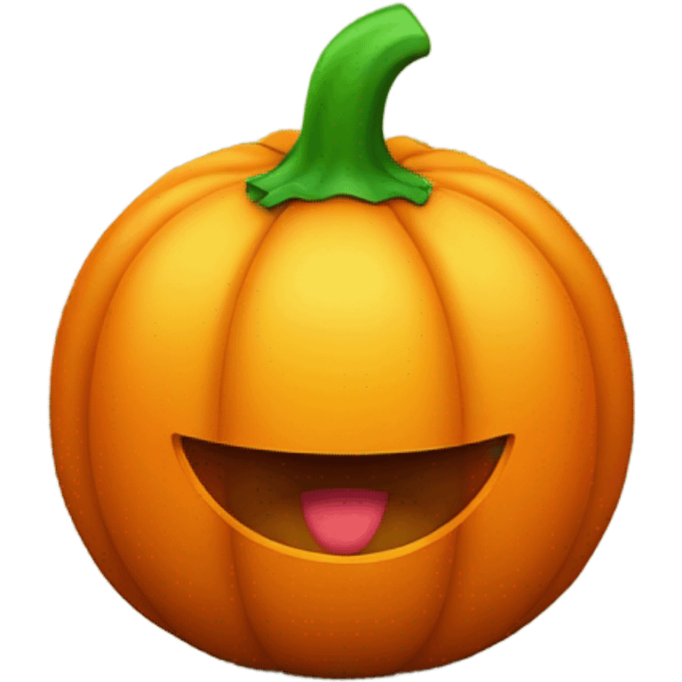 Cute pumpkin  emoji