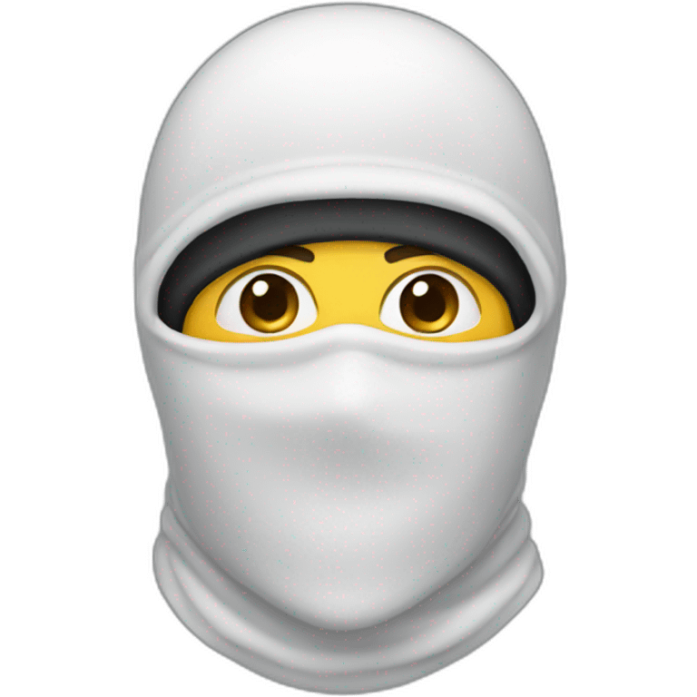 balaclava man emoji