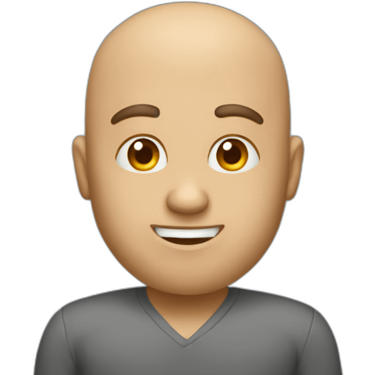 software developer bald emoji