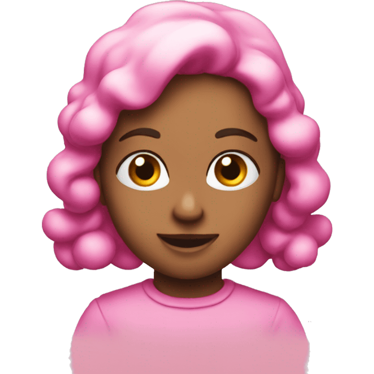 Pink three Christmas  emoji