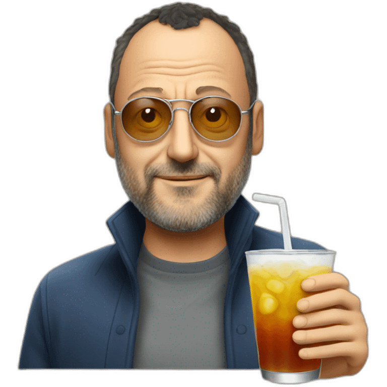 Jean Reno drink emoji