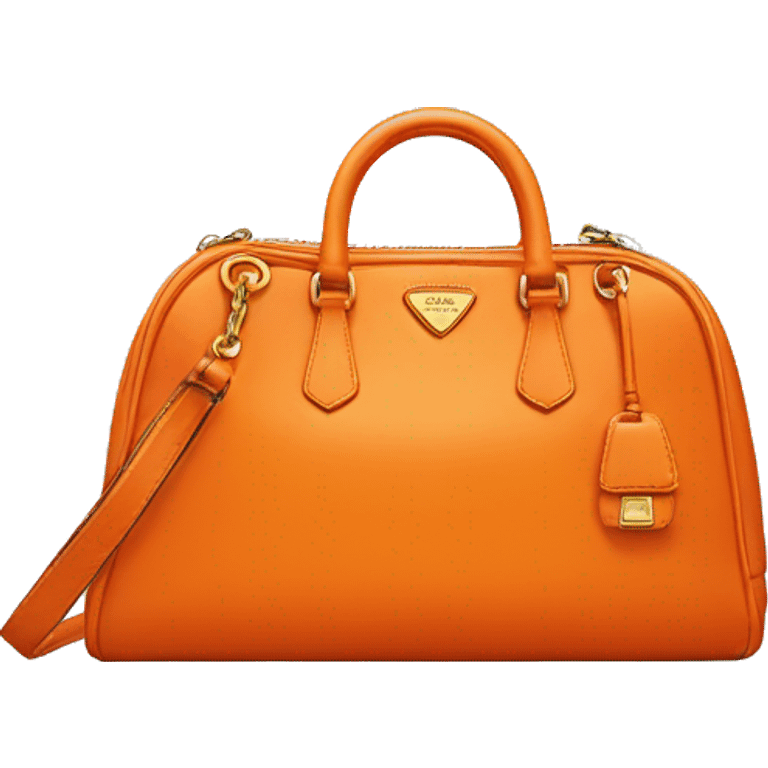 Orange Prada bag  emoji