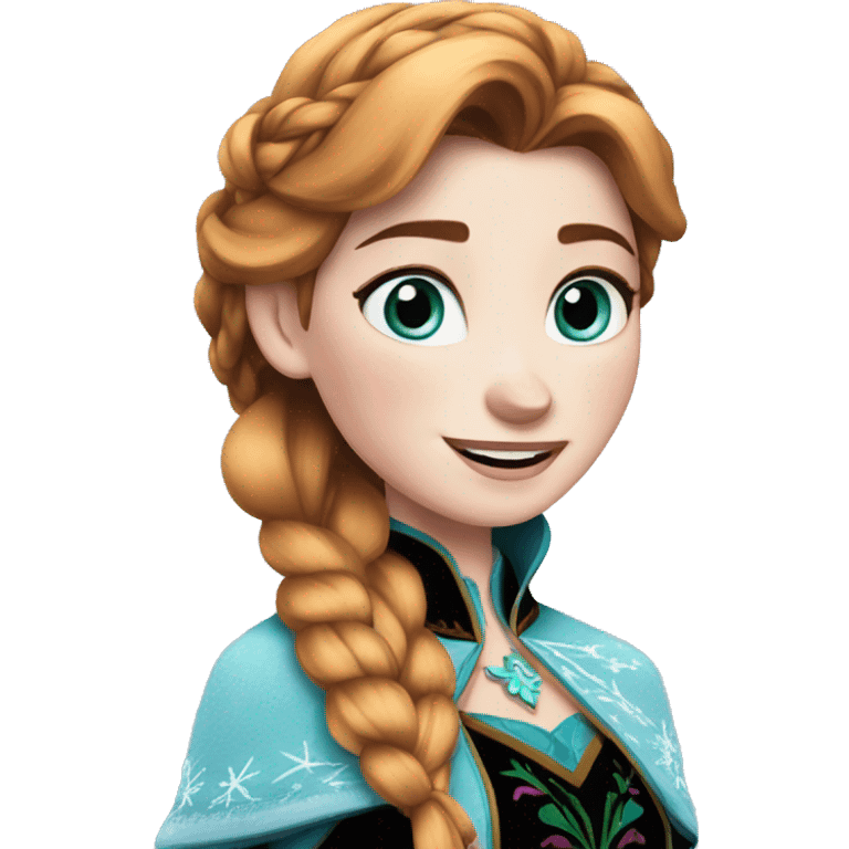 Frozen Anna emoji