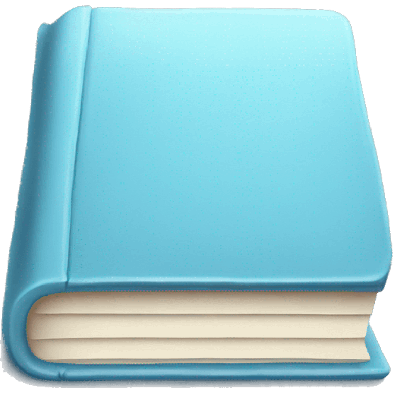 pastel blue book emoji