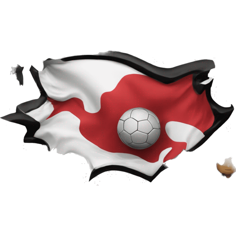 Blason d’une équipe de football , représentant l’akatsuki emoji