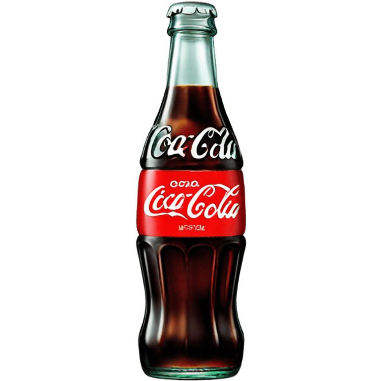 Coca-Cola bottle in 1950s  emoji