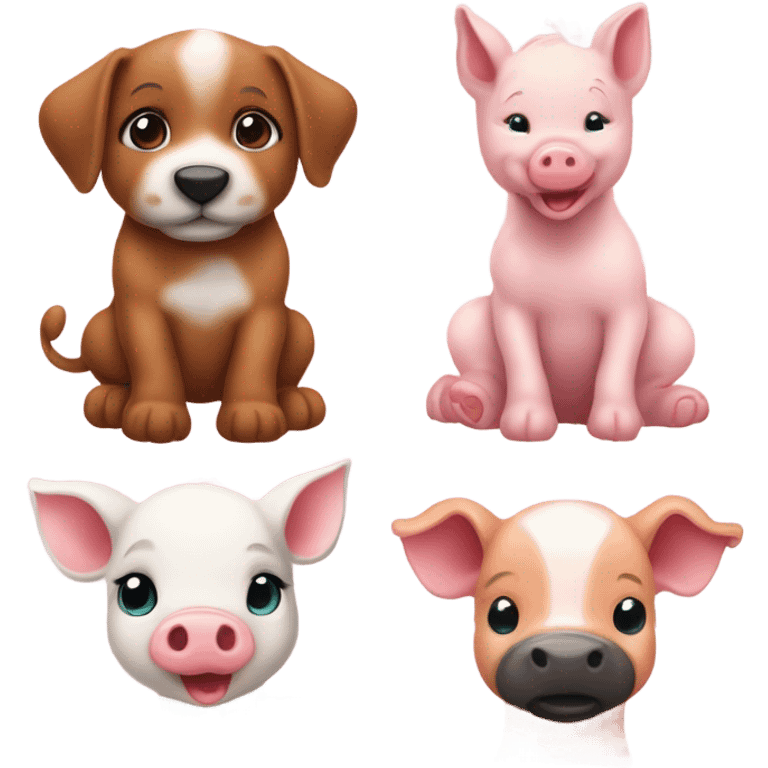 Happy baby animals  emoji