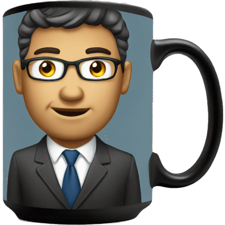 world best boss mug emoji