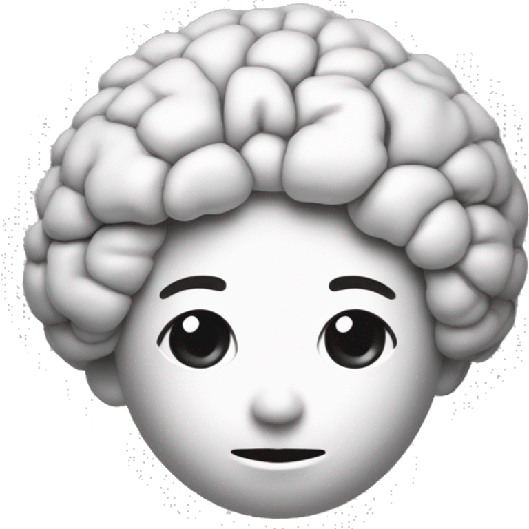  une figure humaine stylisée jetant un cerveau dans une poubelle, le tout en blanc sur un fond noir. C'est un design minimaliste qui semble suggérer l'idée de "jeter son cerveau" ou d'abandonner la réflexion.

 emoji