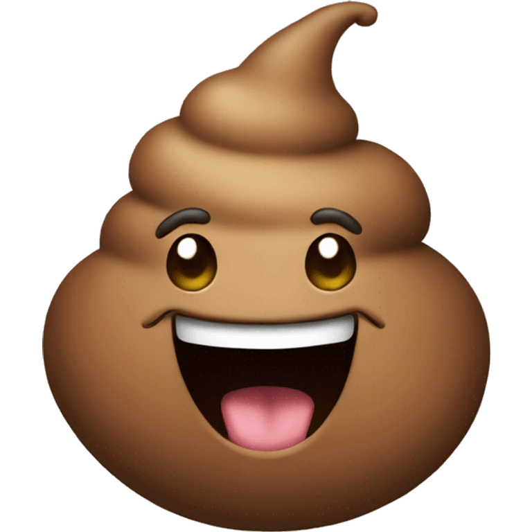 happy poop emoji