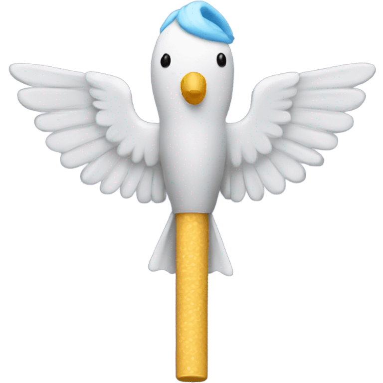 un pez con alas emoji