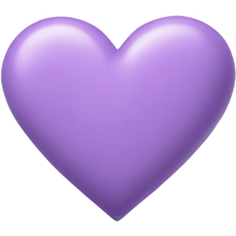 Pastel Purple Heart  emoji