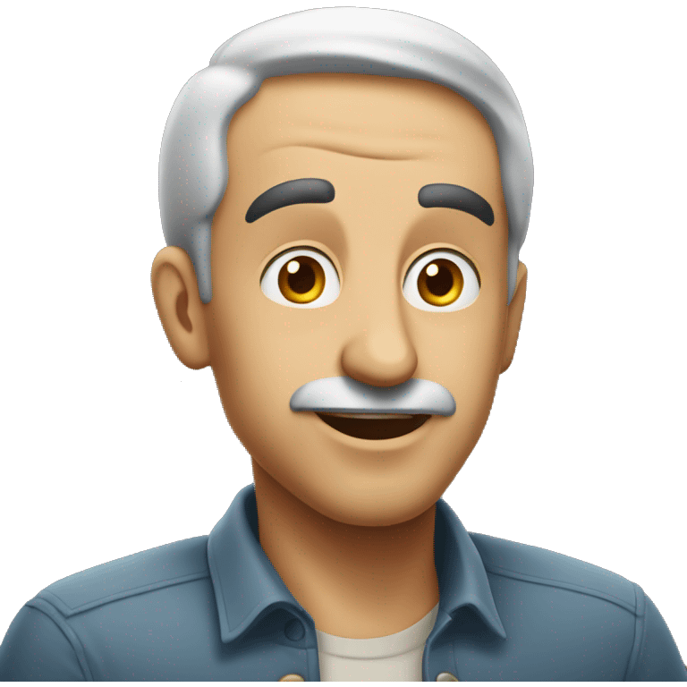 Turkish man have a surprised  emoji