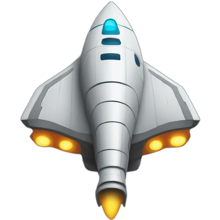 Spaceship up emoji